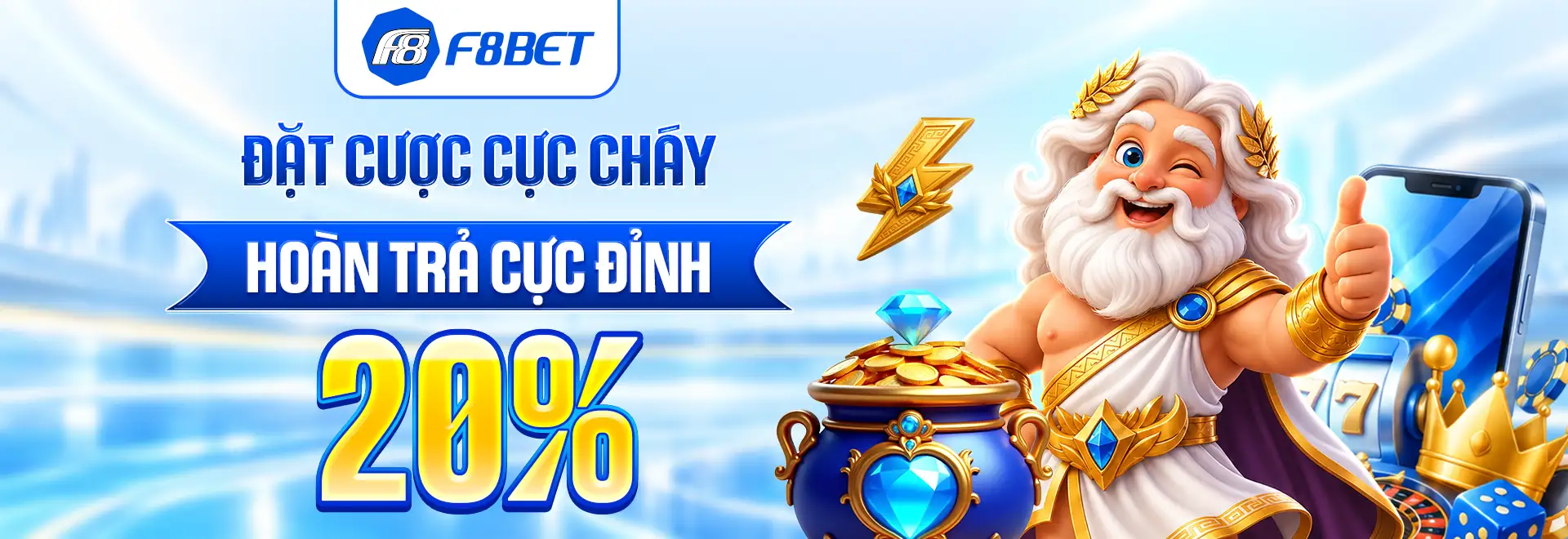 sự kiện cược cực cháy quà cực khủng tại f8bet casino